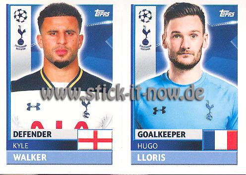 Topps Champions League Sticker 16/17 - Nr. TOT 4 + 5
