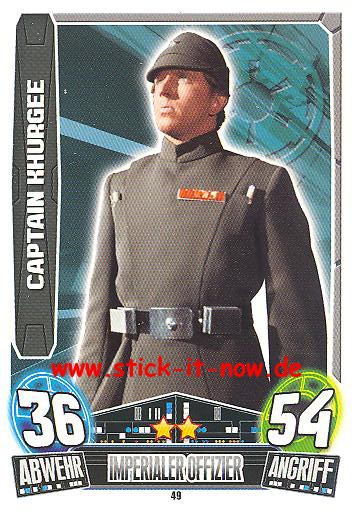 Force Attax Movie Collection - Serie 3 - CAPTAIN KYURGEE - Nr. 49
