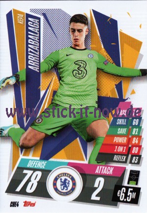 Match Attax Champions League 2020/21 - Nr. CHE 4