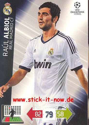 Panini Adrenalyn XL CL 12/13 - Real Madrid - Raul Albiol