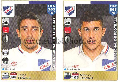 Panini FIFA 365 Sticker - Nr. 796 - 797