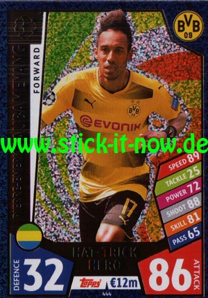 Match Attax Champions League 17/18 - Nr. 444 (Hat-Trick Hero)