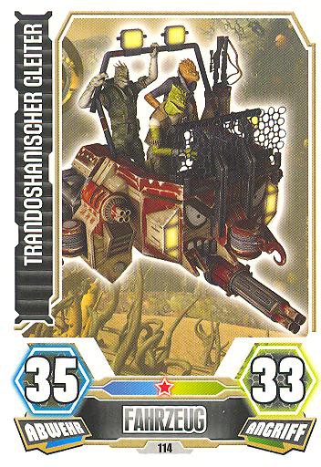 Force Attax - Serie 3 - Trandoshanischer Gleiter - Nr. 114