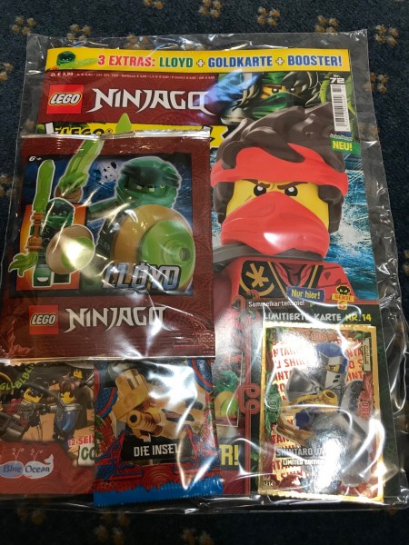 Lego Ninjago Magazin Nr. 72 (mit Lego Figur, Booster & LE 14 "Serie 6 )