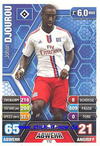 Match Attax 14/15 - Johan DJOUROU - Hamburger SV - Nr. 112