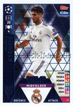 Match Attax Champions League 18/19 - Nr. 45 ( WINNERS 17/18 )