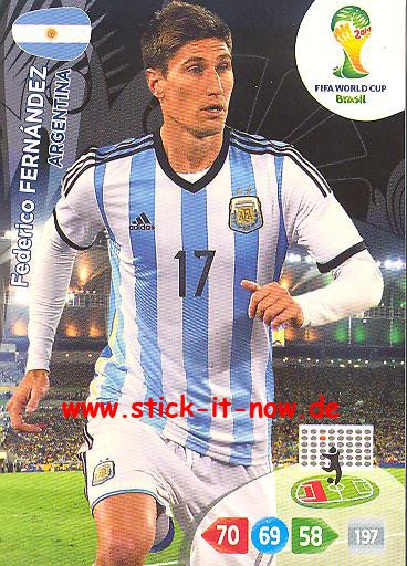 Panini Adrenalyn XL Brasil WM 2014 - Federico FERNANDEZ