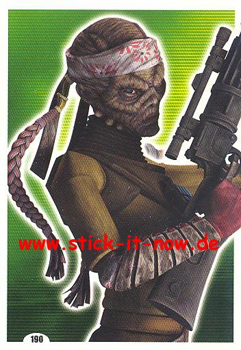 Force Attax - Star Wars - Clone Wars - Serie 4 - STRIKE FORCE - Kopfgeldjäger - Nr. 190