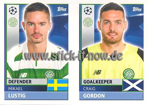 Topps Champions League Sticker 16/17 - Nr. QFB 3 + 4