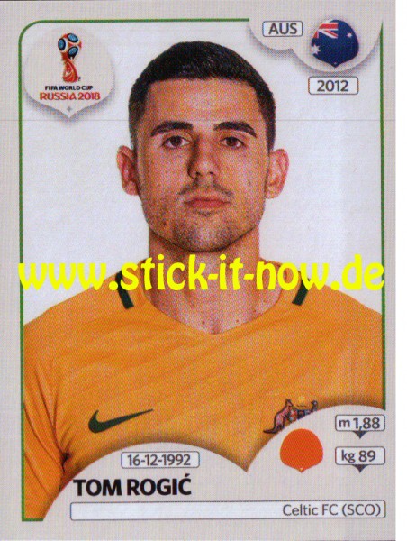 Panini WM 2018 "Sticker" - Tom Rogic - Australien