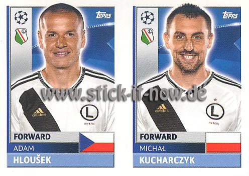 Topps Champions League Sticker 16/17 - Nr. QFE 13 + 14