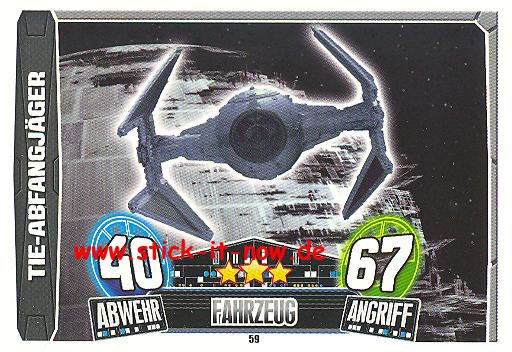 Force Attax Movie Collection - Serie 3 - TIE-ABFANGJÄGER - Nr. 59