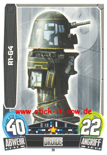 Force Attax Movie Collection - Serie 3 - R1-G4 - Nr. 20