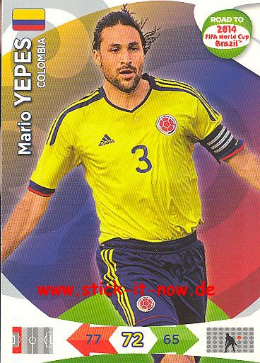 Panini Adrenalyn XL Road to WM 2014 - Mario YEPES