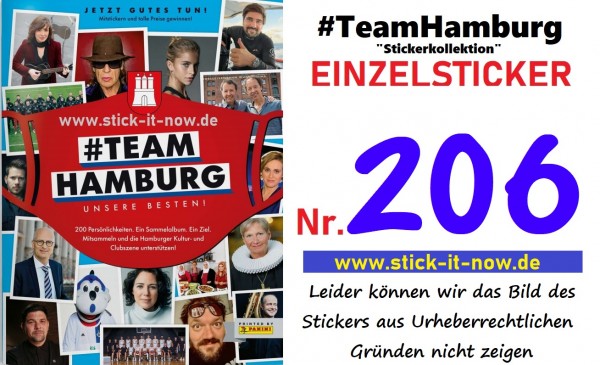 #TeamHamburg "Sticker" (2021) - Nr. 206