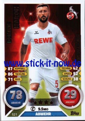 Topps Match Attax Bundesliga 16/17 Extra - Nr. 521