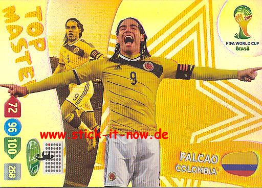 Panini Adrenalyn XL Brasil WM 2014 - Top Master - FALCAO