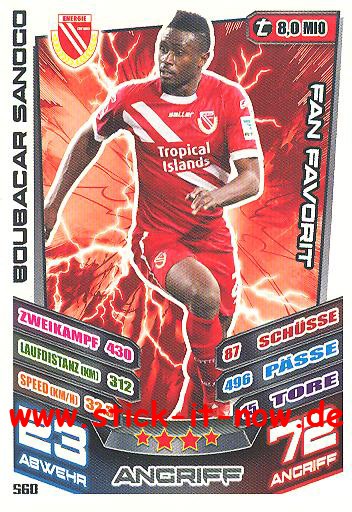 Match Attax 13/14 EXTRA - Fan Favoriten - BOUBACAR SANOGO - Nr. 560