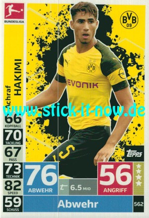 Topps Match Attax Bundesliga 18/19 "Extra" - Nr. 562