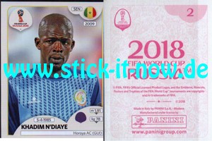 Panini WM 2018 Russland "Sticker" INT/Edition - Nr. 602