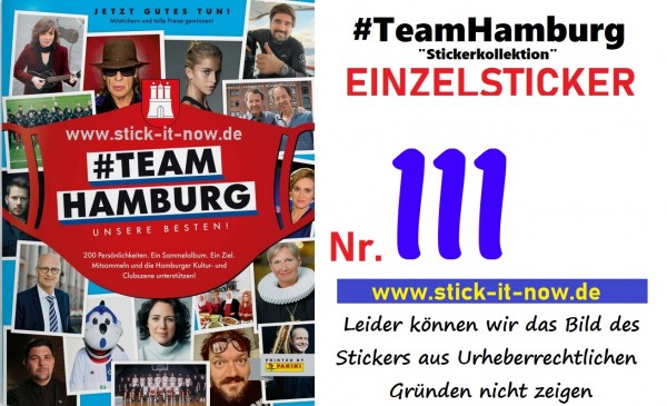 #TeamHamburg "Sticker" (2021) - Nr. 111
