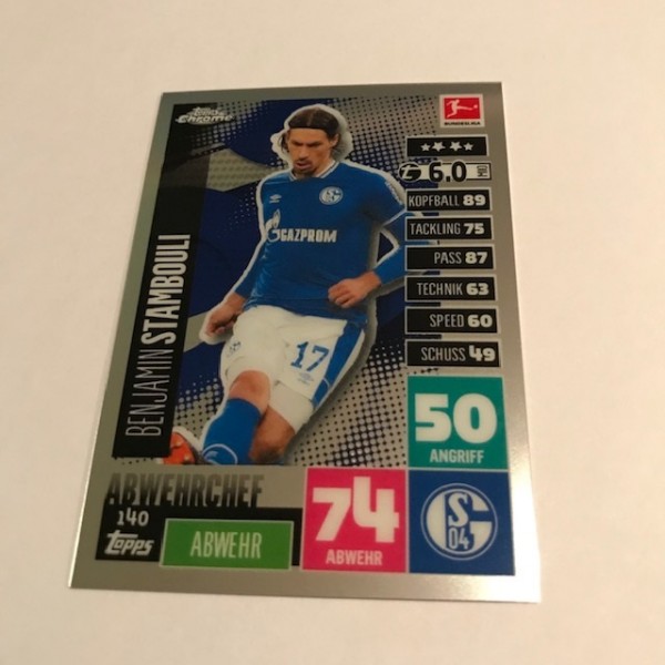 Match Attax BL Chrome 20/21 - Nr. 140 - STAMBOULI