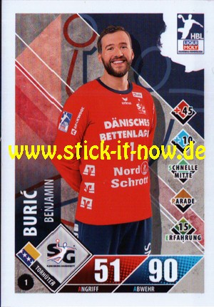 LIQUI MOLY Handball Bundesliga "Karte" 20/21 - Nr. 1