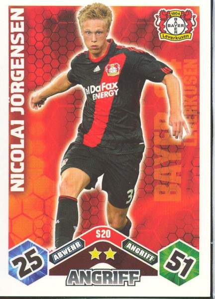 Nicolai Jörgensen - Match Attax 10/11 Spezial