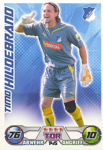 Match Attax 09/10 - TIMO HILDEBRAND - TSG Hoffenheim - Nr. 145