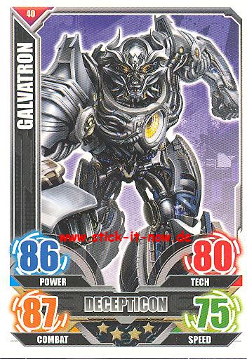 Transformers Sammelkarten - Galvatron - Nr. 40