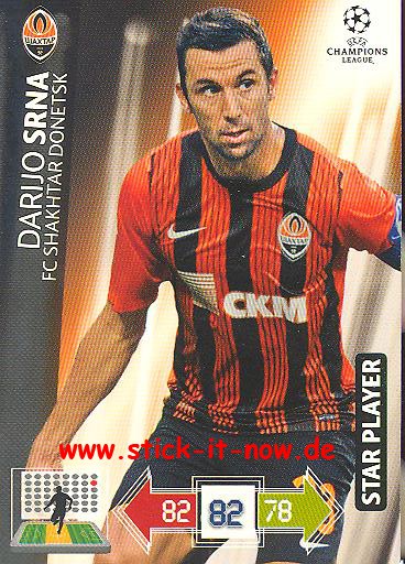 Panini Adrenalyn XL CL 12/13 - Schachtar Donezk - Darijo Srna