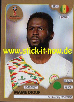 Panini WM 2018 Russland "Gold Edition" - Nr. 631