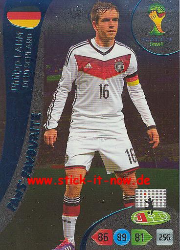 Panini Adrenalyn XL Brasil WM 2014 - Fans Favourites - Philipp LAHM