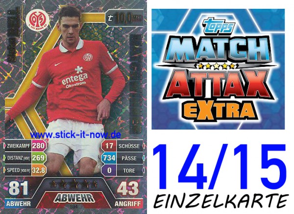 Match Attax 14/15 EXTRA - Stefan BELL - FSV Mainz 05 - Nr. 594 (MATCHWINNER)