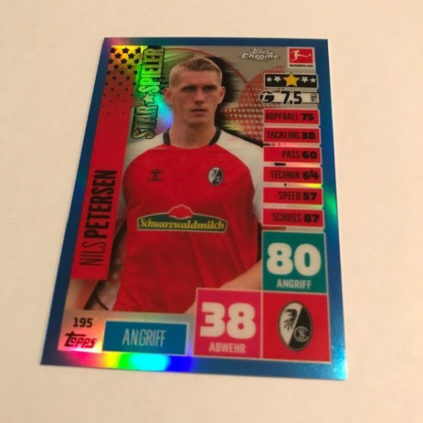 Match Attax BL Chrome 20/21 - Nr. 195 ( Blau 124/150 )