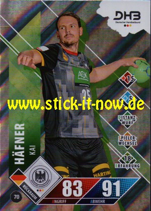 LIQUI MOLY Handball Bundesliga "Karte" 20/21 - Nr. 70 (Glitzer)