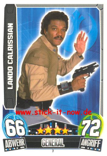 Force Attax Movie Collection - Serie 3 - LANDO CALRISSIAN - Nr. 7