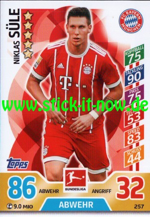 Topps Match Attax Bundesliga 17/18 - Nr. 257