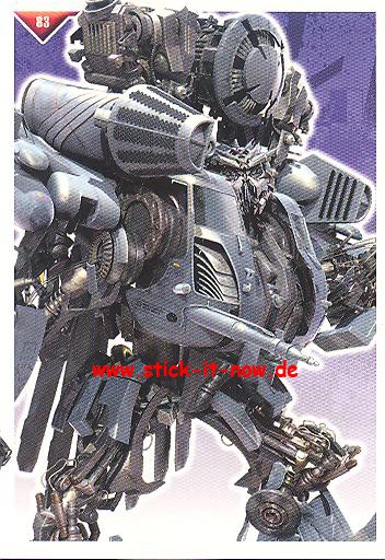 Transformers Sammelkarten - Puzzle 2 Teil 6 - Nr. 83