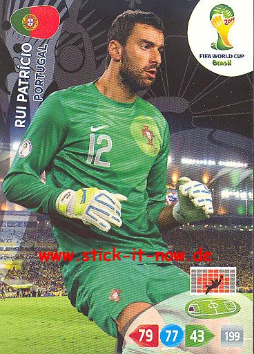 Panini Adrenalyn XL Brasil WM 2014 - RUI PATRICIO