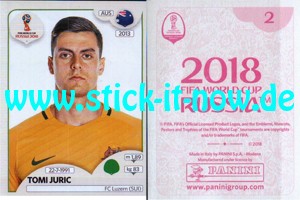 Panini WM 2018 Russland "Sticker" INT/Edition - Nr. 218