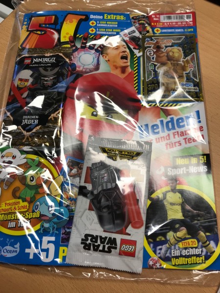 5! Five! Magazin Nr. 11/2019 (mit Lego Ninjago & Star Wars Booster + LE6 Lego Star Wars)