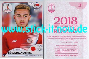 Panini WM 2018 Russland "Sticker" INT/Edition - Nr. 388