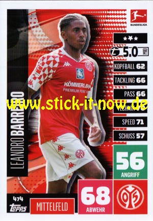 Topps Match Attax Bundesliga 2020/21 "Extra" - Nr. 474