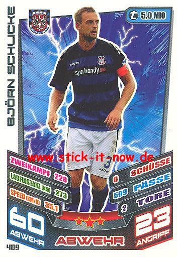 Match Attax 13/14 - FSV Frankfurt - Björn Schlicke - Nr. 409