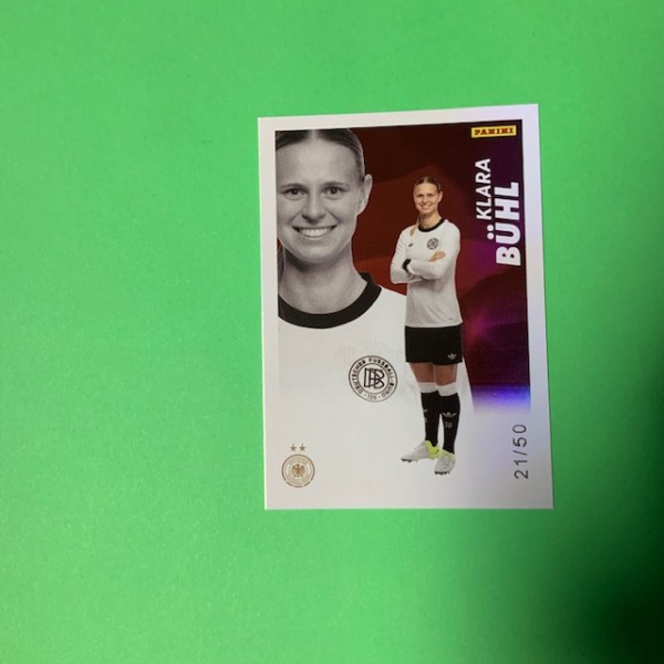 DFB Frauen Team-Set 2025 - Nr. BA-03 ( Klara Bühl ) - Rot 21/50