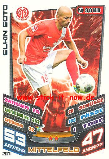 Match Attax 13/14 - FSV Mainz 05 - Elkin Soto - Nr. 207