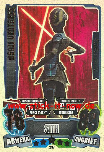 Force Attax - Star Wars - Clone Wars - Serie 4 - ASAJJ VENTRESS - Force-Meister - Nr. 237