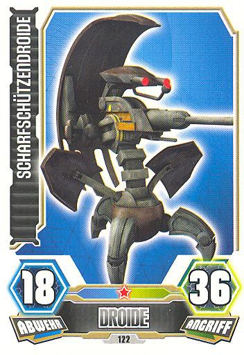 Force Attax - Serie 3 - Scharfschützendroide - Nr. 122