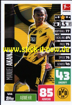 Topps Match Attax Bundesliga 2020/21 "Extra" - Nr. 444